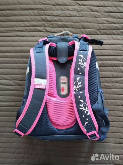 Портфель ранец, рюкзак школьный. Achtung wolf