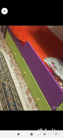 Кровать двухьярусная. Для девочек