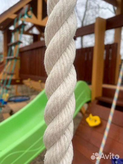 Детский домик песочница горка качели для дачи