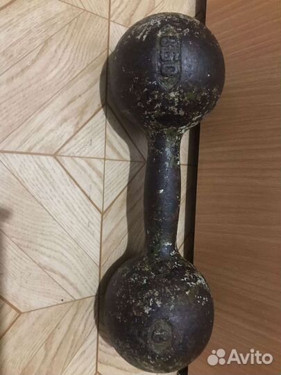 24 и 8 Гиря, гантеля чугун