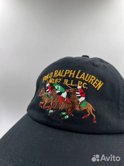 Кепка бейсболка Polo Ralph Lauren люкс черная