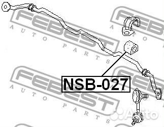 Втулка переднего стабилизатора d25