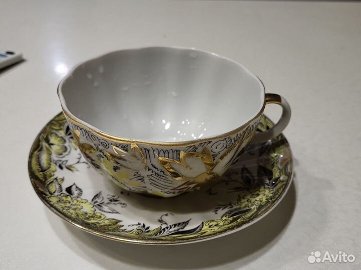 Чашка с блюдцем лфз