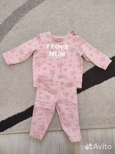 Пакет фирменных вещей для девочки 62-74р