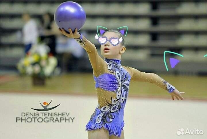 Купальник для худож гимнастики 120-135 см аренда