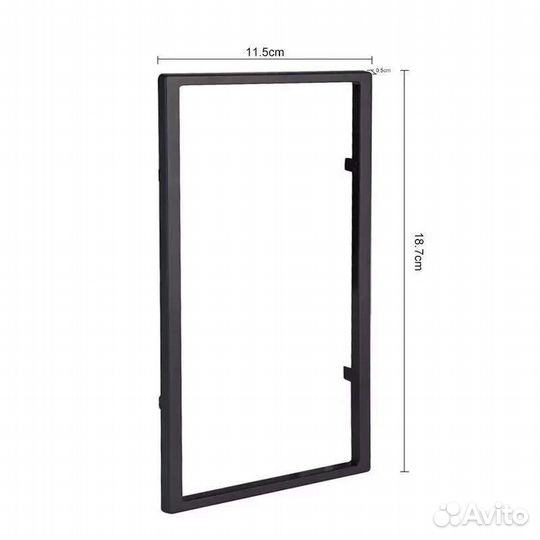 Рамка для 2 din магнитолы. Универсальная