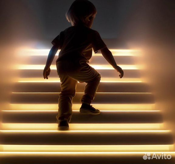 Подсветка лестницы с датчиками движения