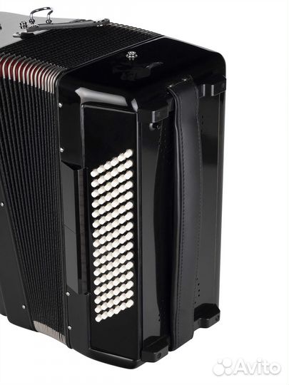 JH5096-B Аккордеон кнопочный 70/96/7/2, черный, с