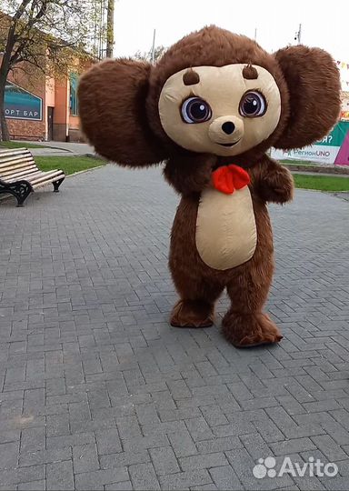 Поздравление от Чебурашки, Ростовая кукла