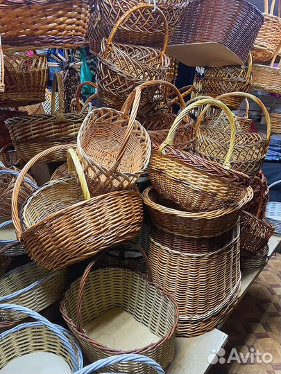 Корзины плетеные