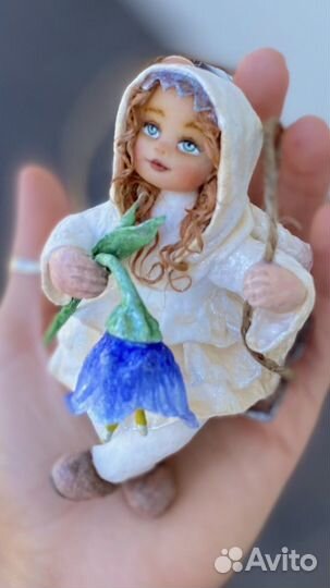 Ватные елочные игрушки