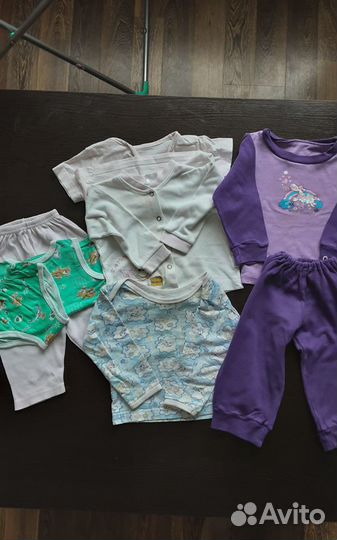 Пакет вещей для девочки от 6 мес до 1,5 лет