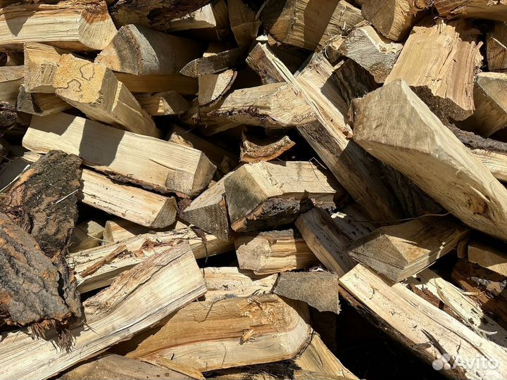 Дрова березовые сухие навалом