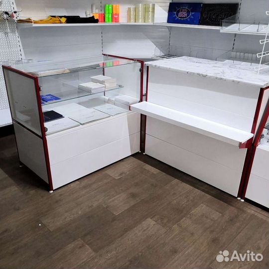 Витрины-прилавки торговые метал/лдсп