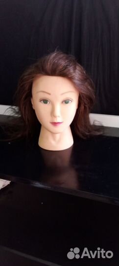 Голова манекен для причёсок учебная