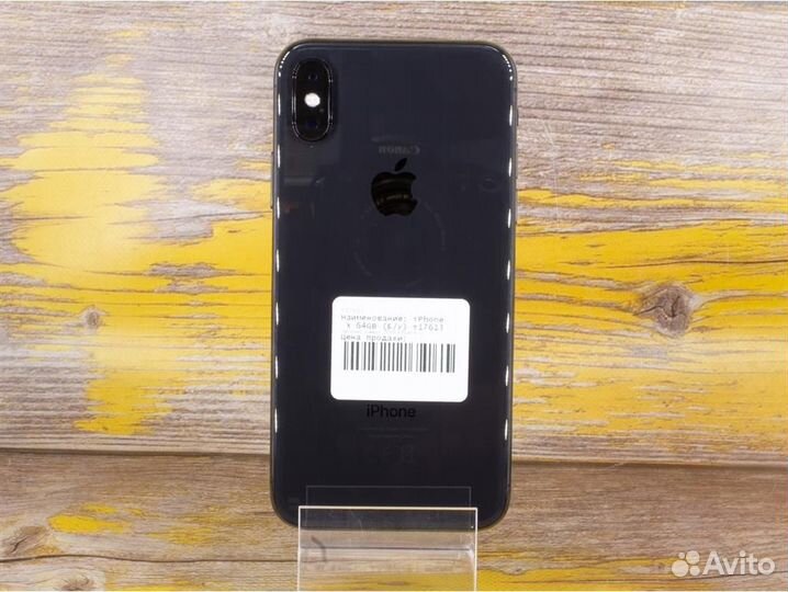 Смартфон Apple iPhone X 64 гб, 1 SIM, серый космос