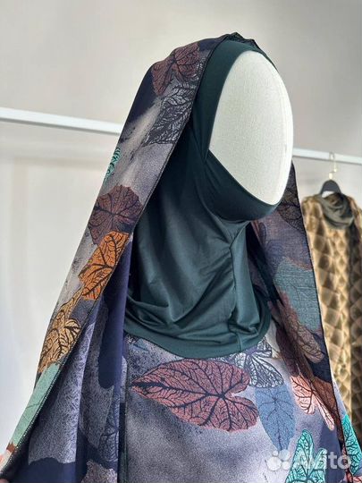 Намазник с вшитым шарфом и хиджабом