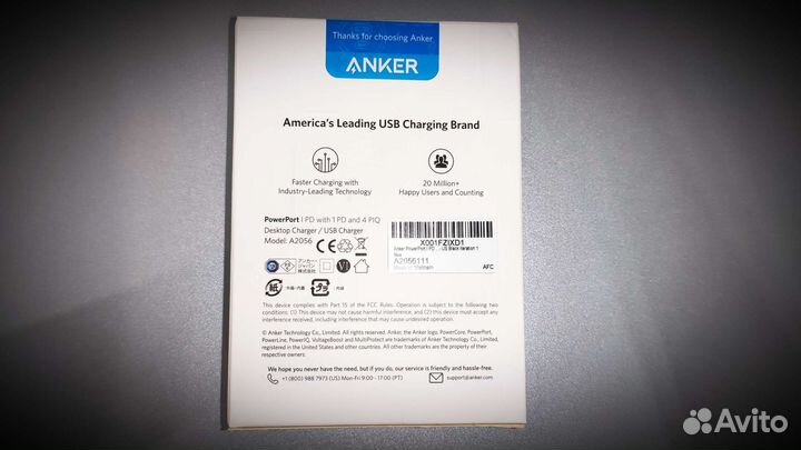 Сетевое зарядное устройство Anker PowerPort