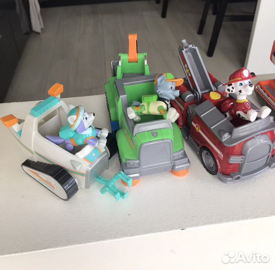 Игрушки щенячий патруль машинки с собаками