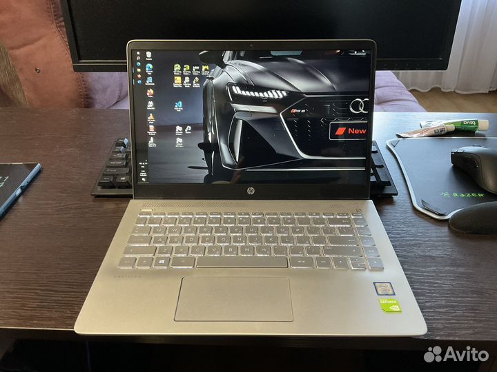 HP Pavilion 14 IPS i5 /8gb /128+960gb ssd /geforce