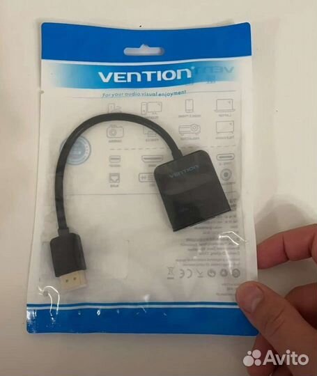 Переходник Vention hdmi-VGA 1080P HD