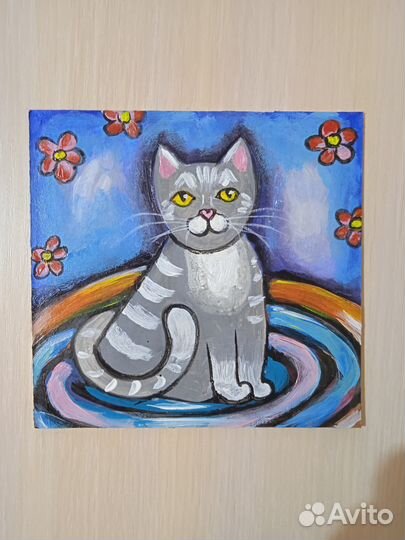 Картины мини акрилом 