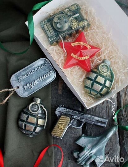 Мыло- подарок мужчине на 23 февраля