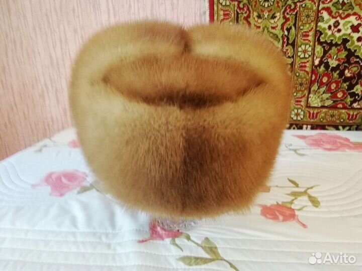 Норковая шапка мужская новая 58 раз