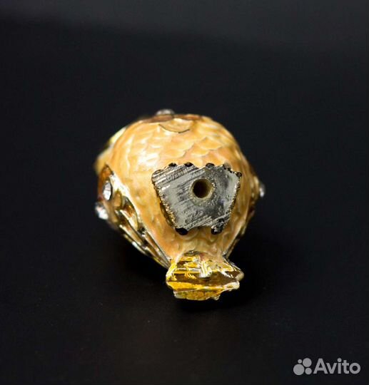 Металлическая Сова статуэтка эмаль кристаллы