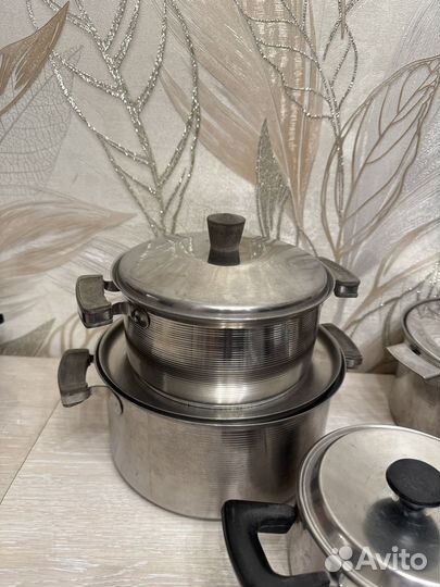 Посуда нержавейка СССР для дачи