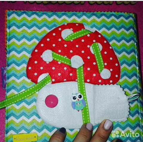 Книжка из фетра