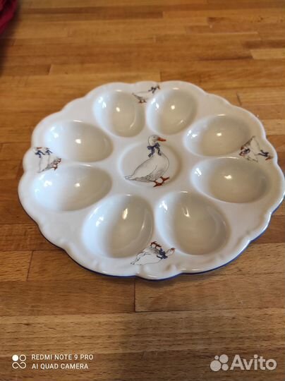 Блюдо подставка для яиц (Чехия)