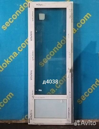 Дверь пластиковая Б/У 2060(в)х760(ш)