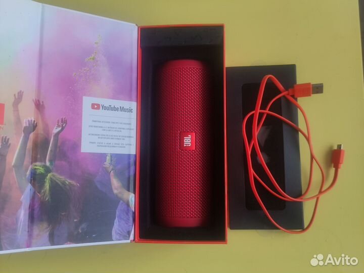 Колонка jbl flip 4 красная