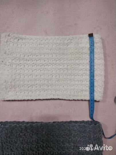 Шарф вязаный хомут