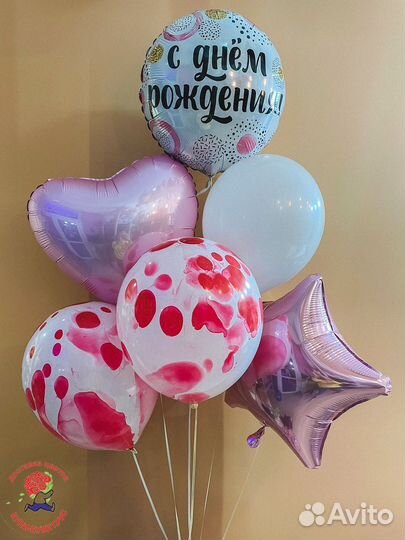 Синие розы, цветы, шары в наличии