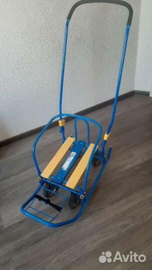 Детские санки с колесами