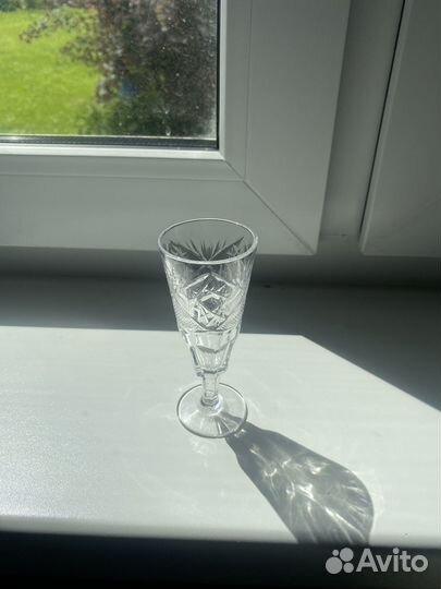 Хрустальные рюмки, креманки и кружки СССР