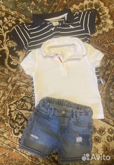 Детские брендовые вещи пакетом на мальчика 86 92