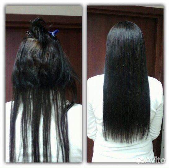 Наращивание волос модель