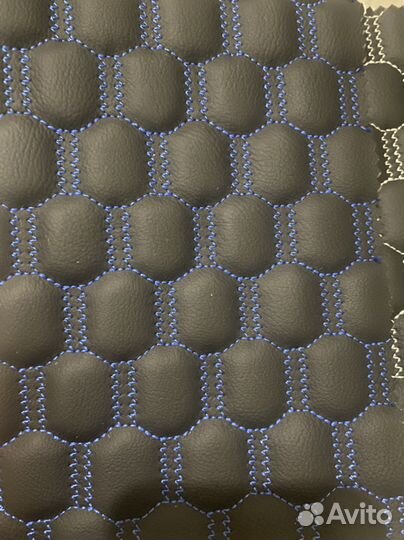 Экокожа стеганная ромб, черепаха, зиг-заг