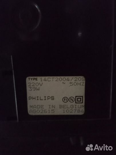 Черно белый телевизор Philips