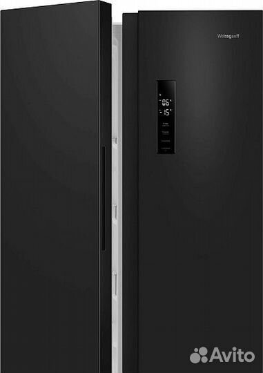 Холодильник weissgauff wsbs 500 Inverter NoFrost Black