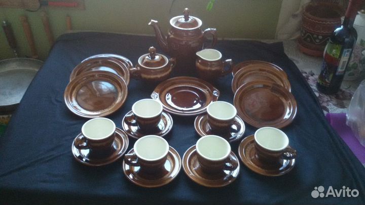 Чайный сервиз, керамика, Дулев (90 -е г.) новый