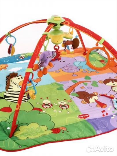 Развивающий коврик tiny love Разноцветное сафари