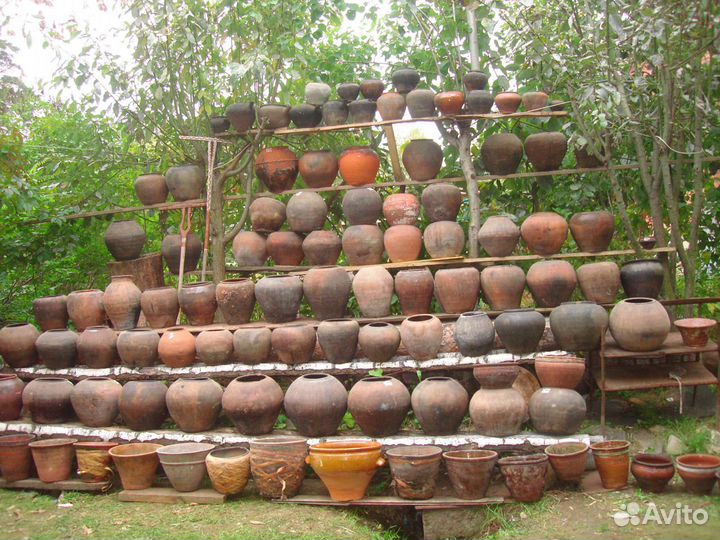 Крынка старинная, глиняные Кувшины, корчаги горшки