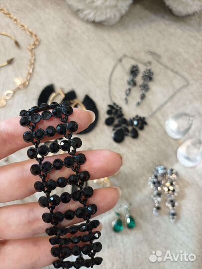 Ожерелье, серьги, Чокер, браслеты бижутерия