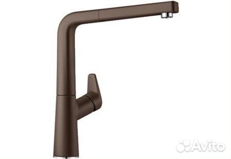 Смеситель Банко (Blanco) с душем для кухни гранит