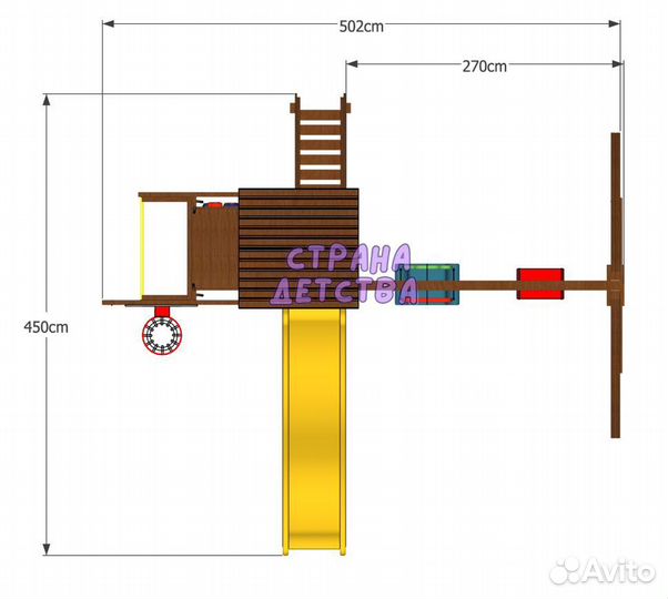 Игровой комплекс для улицы