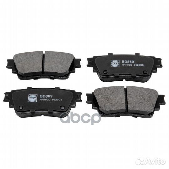 Тормозные колодки дисковые hola BD869 BD869 hola